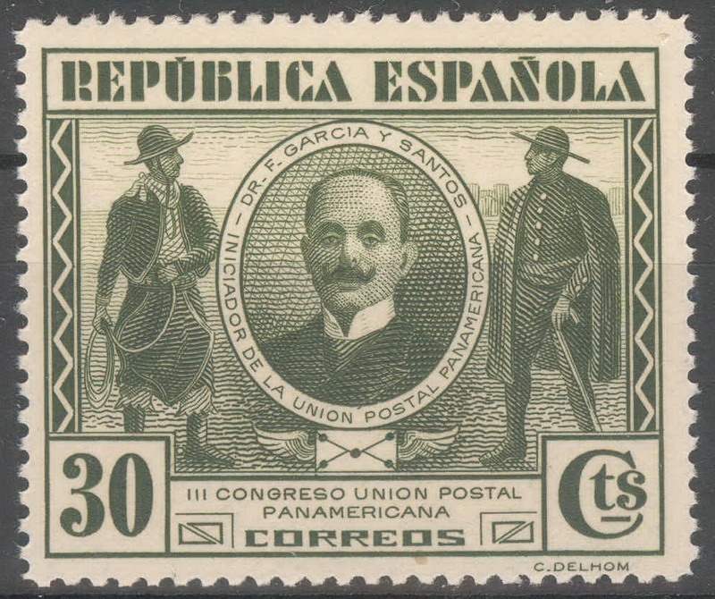 ESPAÑA 608 III CONGRESO DE LA UNION POSTAL PANAMERICANA