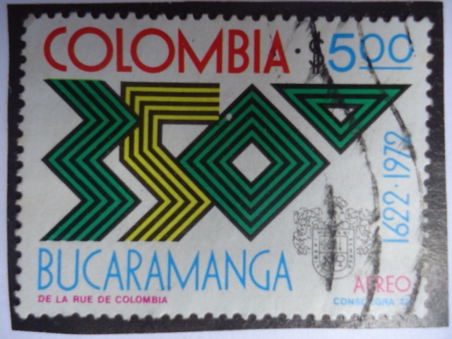  350 - Escudo de Armas ciudad de Bucaramanga - 350°Aniversarios de la fundación de Bucaramanga 1629-