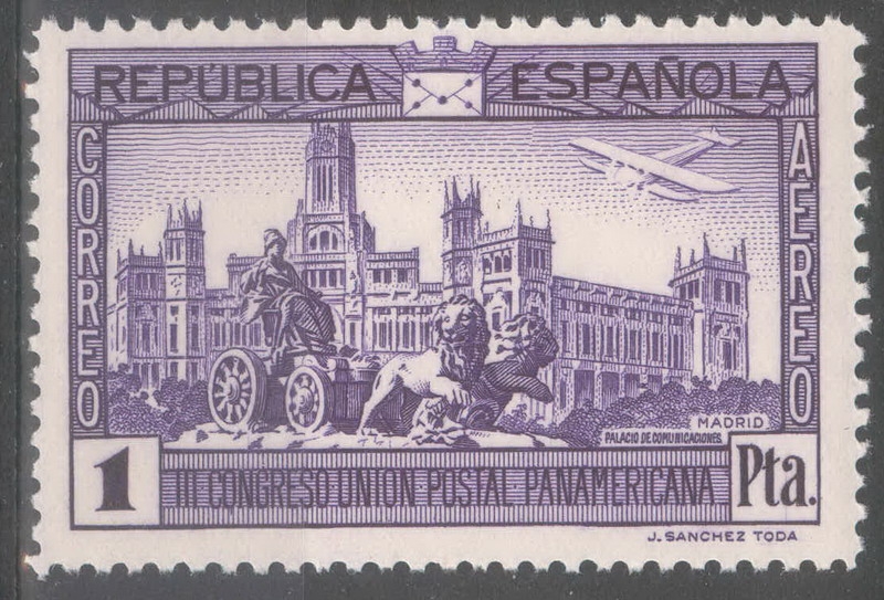 ESPAÑA 618 III CONGRESO DE LA UNION POSTAL PANAMERICANA