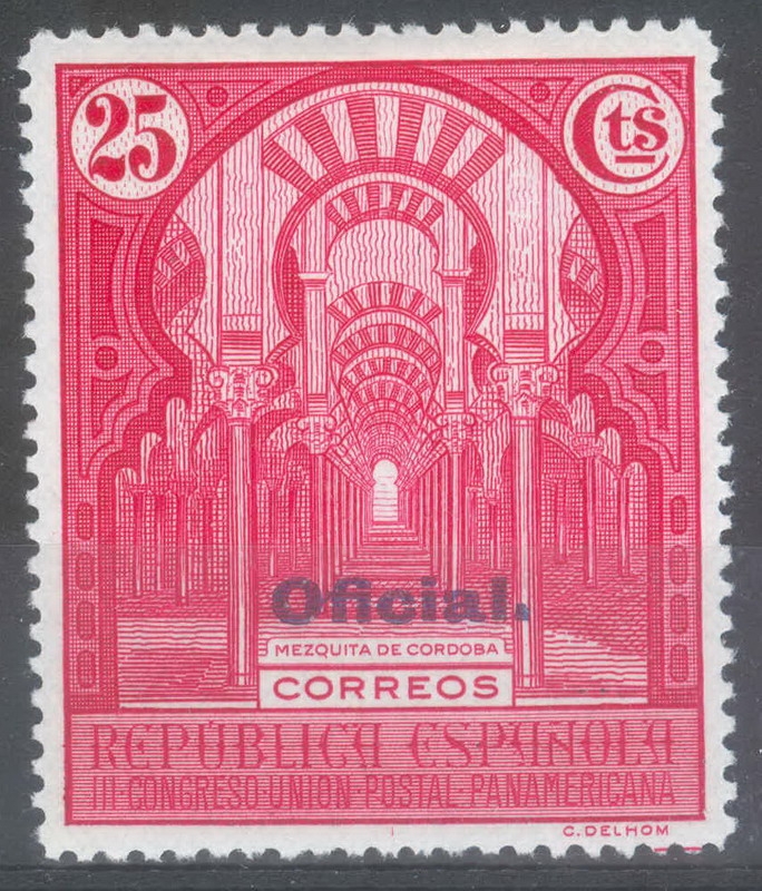 ESPAÑA 623 III CONGRESO DE LA UNION POSTAL PANAMERICANA. OFICIAL