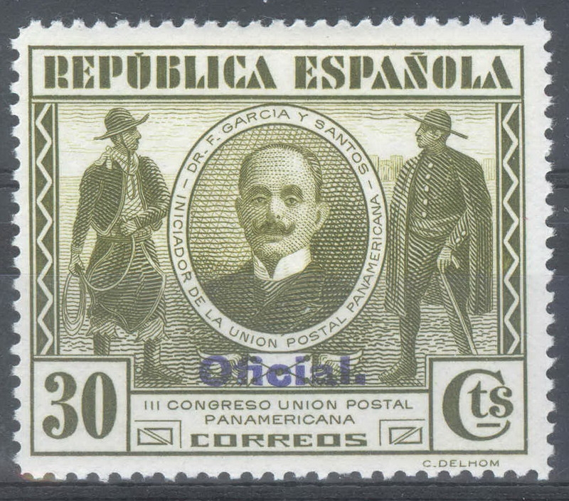 ESPAÑA 624 III CONGRESO DE LA UNION POSTAL PANAMERICANA. OFICIAL