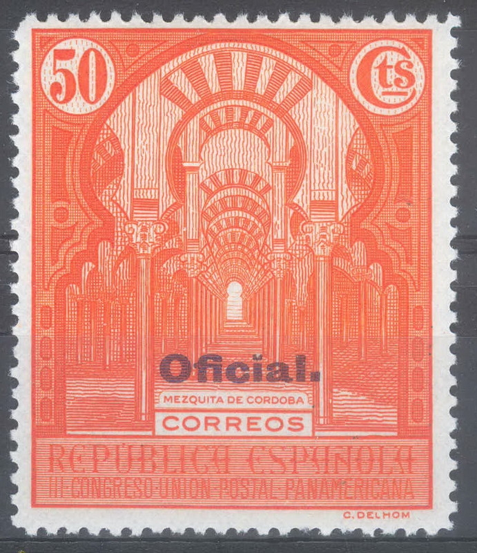 ESPAÑA 626 III CONGRESO DE LA UNION POSTAL PANAMERICANA. OFICIAL