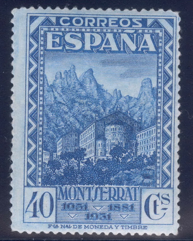 ESPAÑA 644 IX CENTENARIO DE LA FUNDACION DEL MONASTERIO DE MONTSERRAT