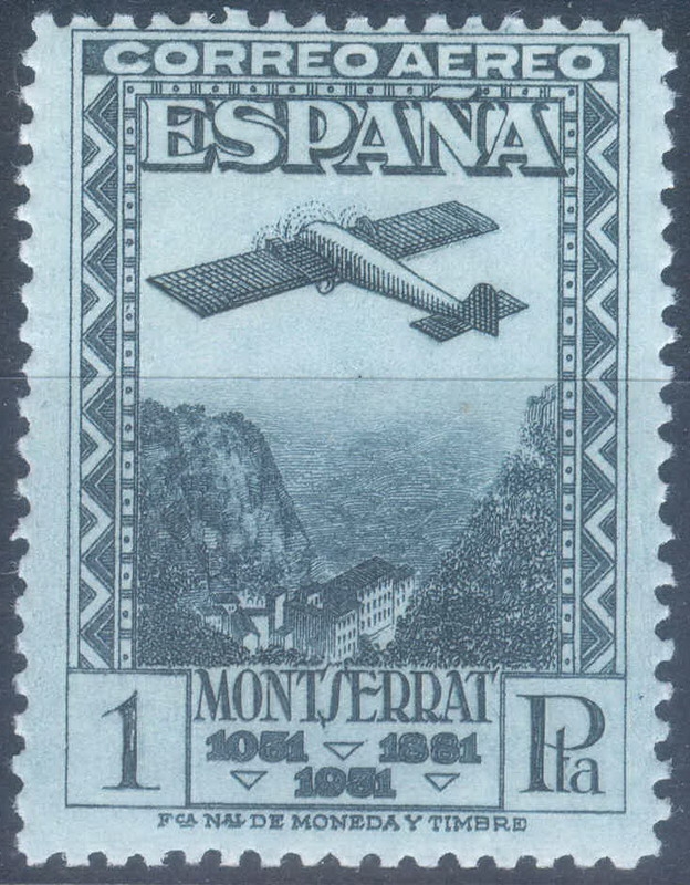 ESPAÑA 654 IX CENTENARIO DE LA FUNDACION DEL MONASTERIO DE MONTSERRAT