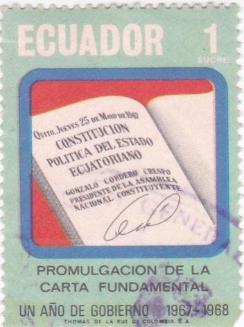 Promulgación de la carta Fundamental- Un año de gobierno1967-1968