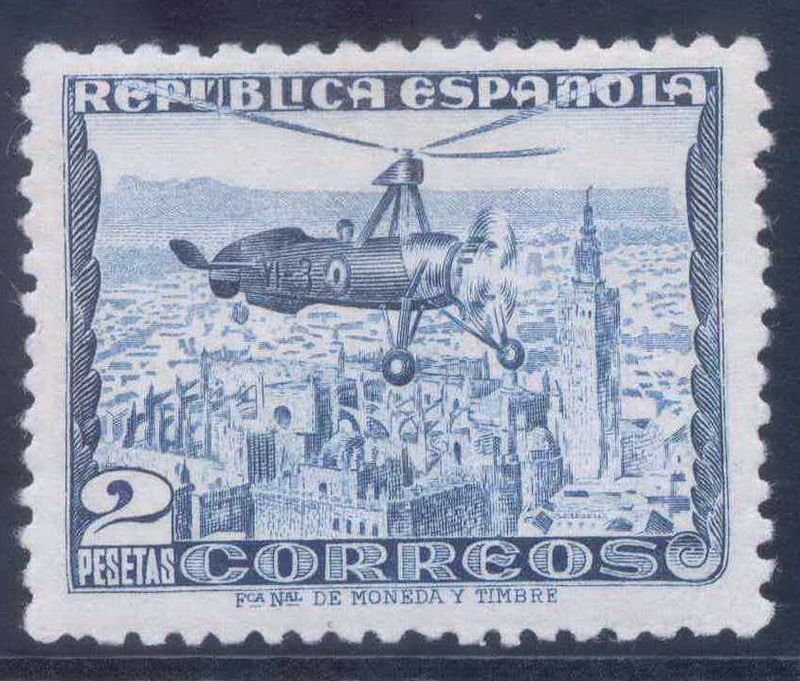 ESPAÑA 689 AUTOGIRO LA CIERVA