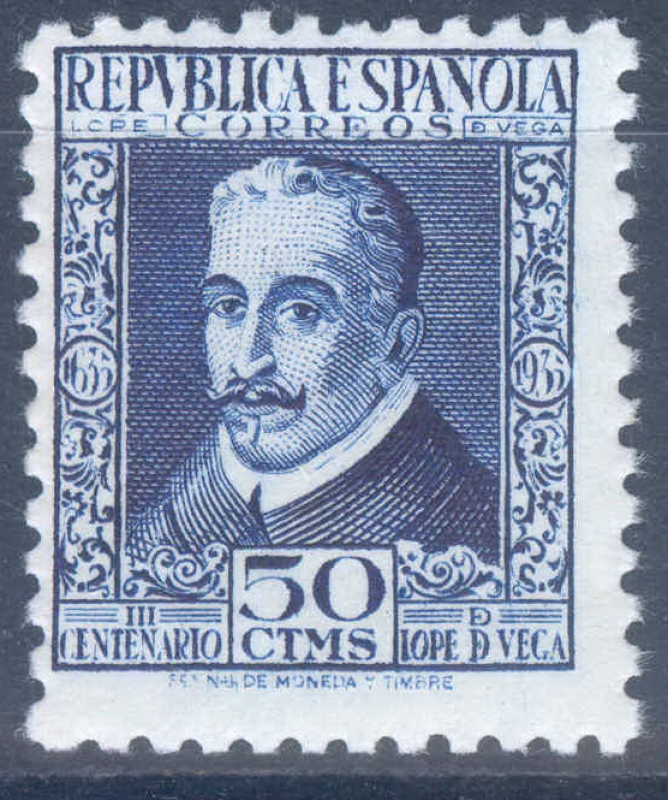 ESPAÑA 692 III CENTENARIO DE LA MUERTE DE LOPE DE VEGA