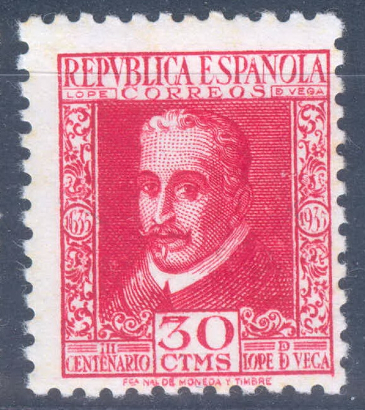 ESPAÑA 691 III CENTENARIO DE LA MUERTE DE LOPE DE VEGA