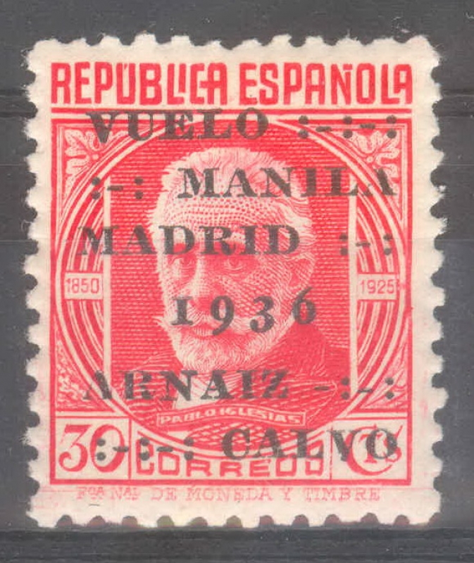 ESPAÑA 741 VUELO MADRID-MANILA