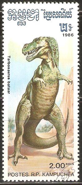 ANIMALES  PREHISTÒRICOS.  TARBOSAURUS