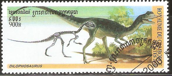 ANIMALES  PREHISTÒRICOS.  DILOPHOSAURUS