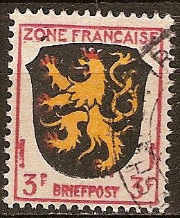 Briefpost O ZONA FRANCAISE (Emitido bajo la ocupación francesa.) 