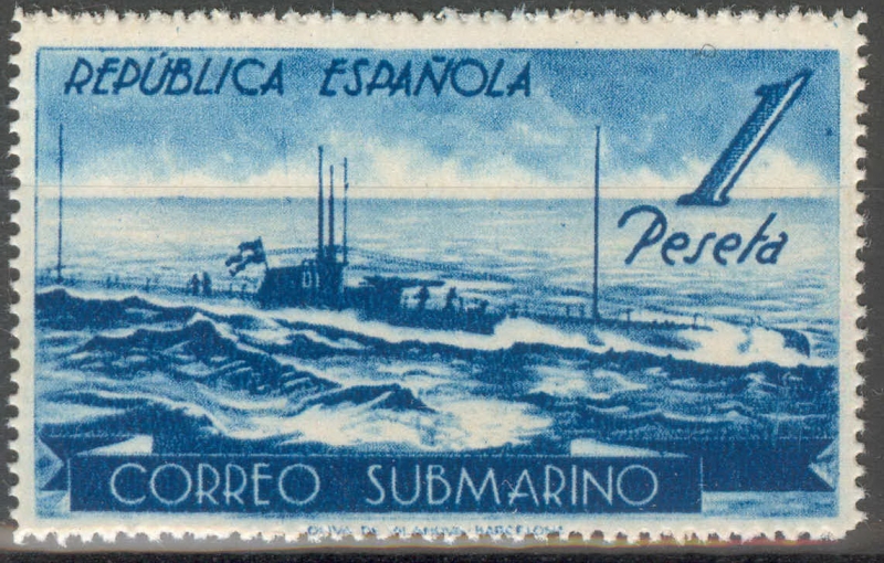 ESPAÑA 775 CORREO SUBMARINO