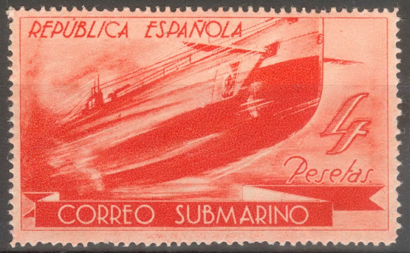 ESPAÑA 777 CORREO SUBMARINO