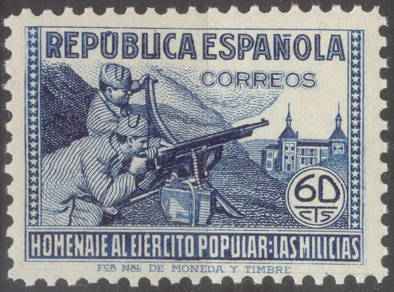 ESPAÑA 796 HOMENAJE AL EJERCITO POPULAR