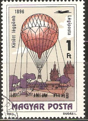 BICENTENARIO  DE  VUELOS  TRIPULADOS.  GLOBO  Y  PERSONAS  1896