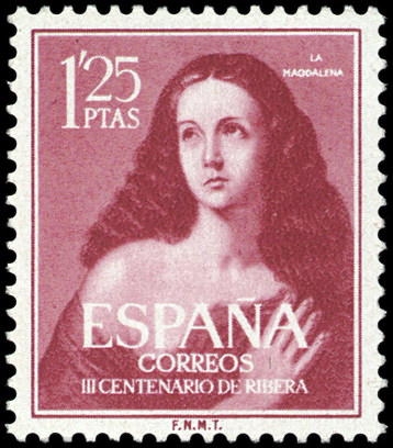 ESPAÑA SEGUNDO CENTENARIO Nº 1129 ** 1,25P LILA ROSACEO RIBERA 