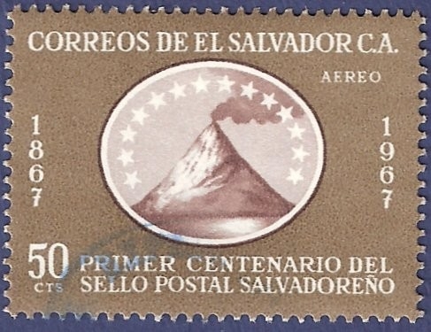 1mer Centenario del sello Salvadoreño