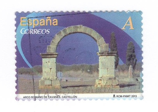 Arco romano de Cavanes.Castellon