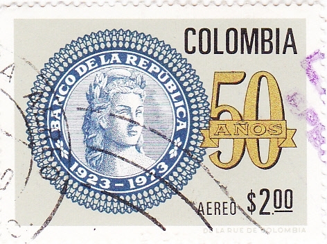566 - 50 anivº del Banco de la República