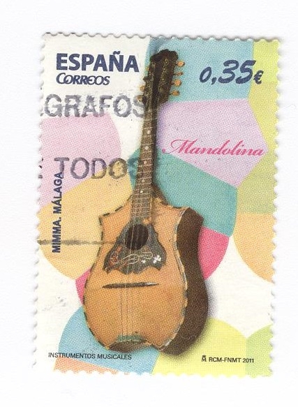 Instrumentos musicales.Mandolina