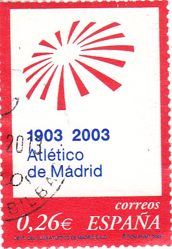 CENTENARIO CLUB ATLETICO DE MADRID 1903-2003  (7)