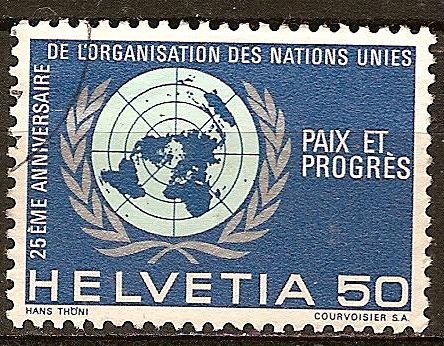 25 Aniv de la Organización de las Naciones Unidas.