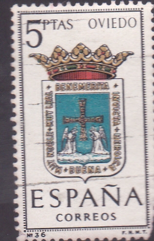 OVIEDO - Escudos de las capitales españolas (7)