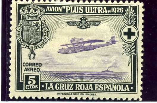 Pro Cruz Roja Española.  Avion Plus Ultra