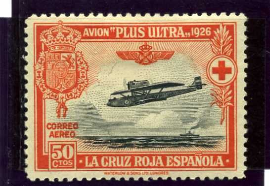 Pro Cruz Roja Española. Avion Plus Ultra