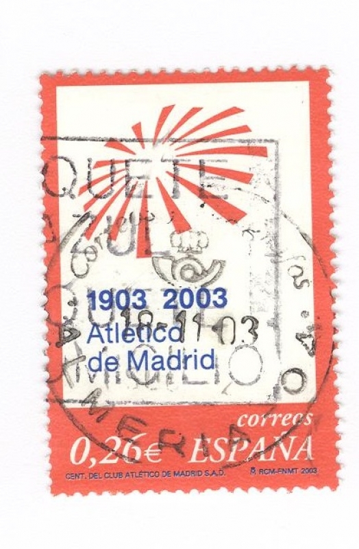 Centenario del club Atletico de Madrid