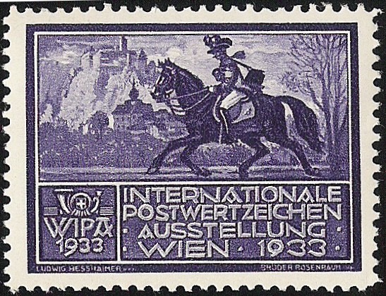WIPA 1933 / Cartero a caballo