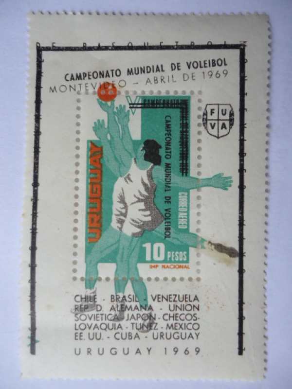 Campeonato Mundial de Voleibol-Montevideo Abril 1969