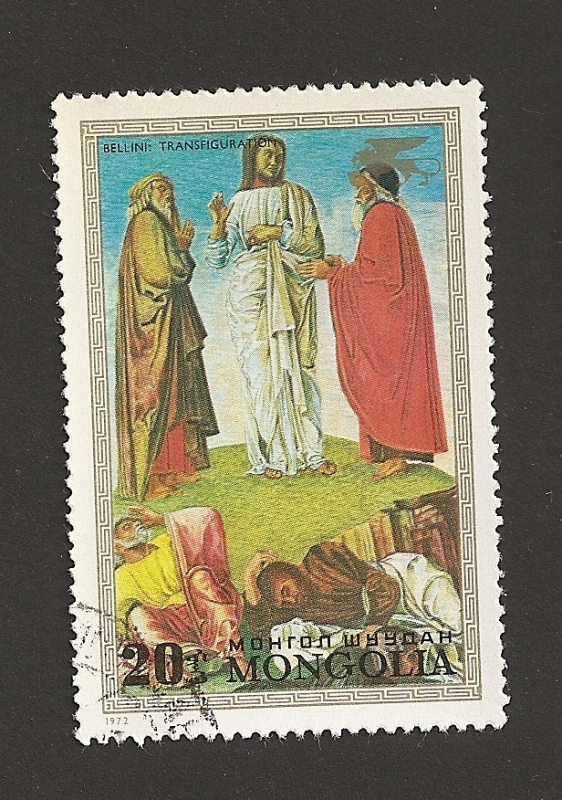 Transfiguración de Cristo por Bellini