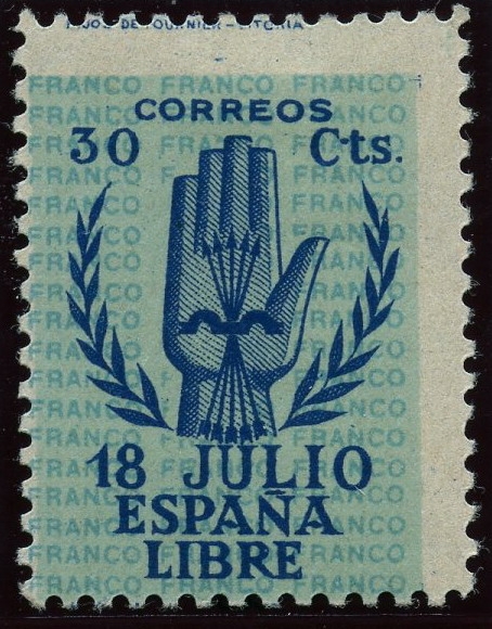 ESPAÑA 853 II ANIVERSARIO DEL ALZAMIENTO NACIONAL