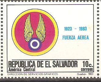 50th.  ANIVERSARIO  DE  LA  FUERZA  AÈREA.  EMBLEMA.