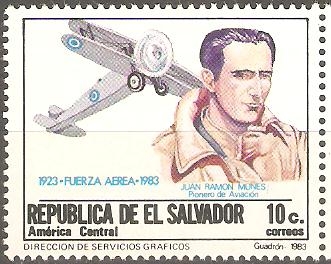 50th.  ANIVERSARIO  DE  LA  FUERZA  AÈREA.  JUAN  RAMÒN  MUNES   PIONERO  DE  LA  AVIACIÒN.