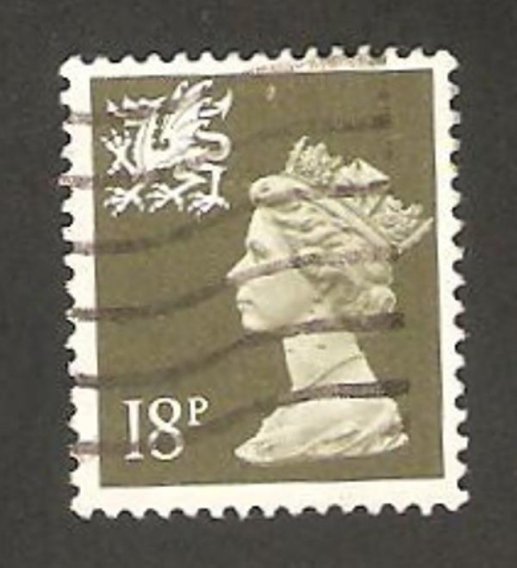 1255 - Elizabeth II, emisión regional de Pais de Gales