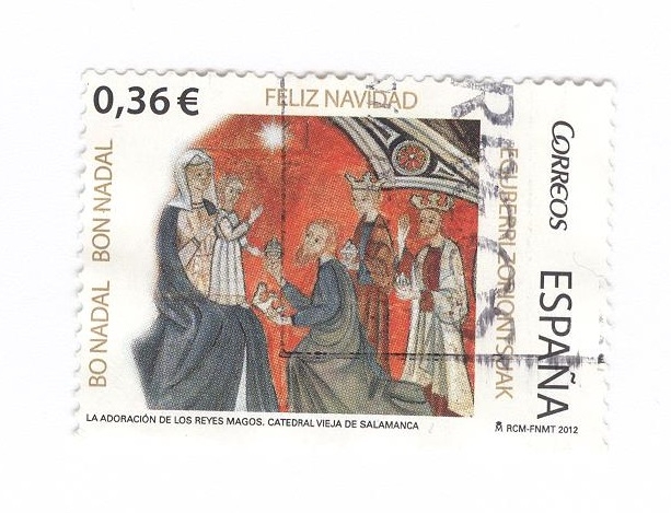 La adoración de los Reyes Magos.Catedral de Salamanca