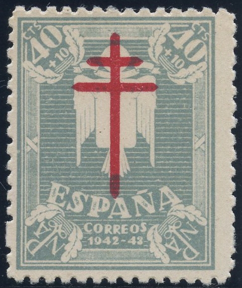 ESPAÑA 959 PRO TUBERCULOSOS 1942