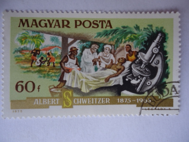 Albert Schweitzer 1875-1965 -Magyar Posta