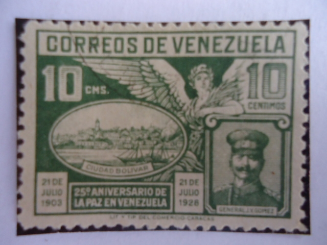 25º Aniversario de la Paz en Venezuela- Ciudad Bolívar 1903-1928