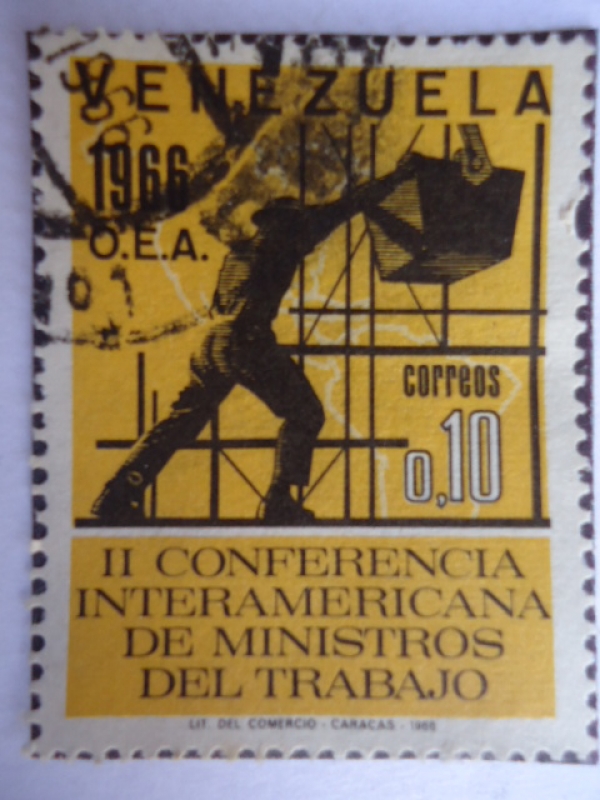 O.E.A 1966 - II Conferencia  Interamerican de Ministros Del Trabajo