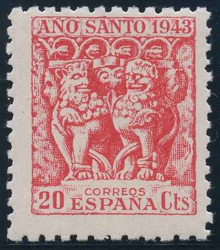 ESPAÑA 964 AÑO SANTO COMPOSTELANO 1943