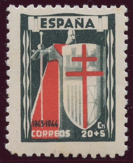 ESPAÑA 971 PRO TUBERCULOSOS 1943