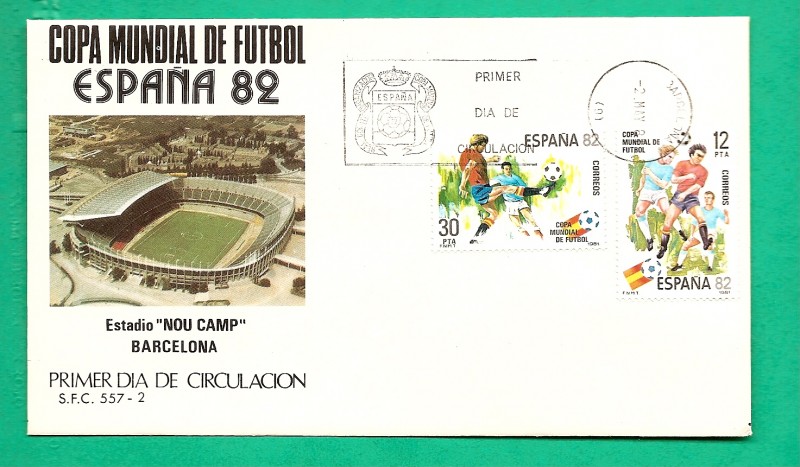 Mundial Futbol España 82 - Estadio Nou Camp - Barcelona SPD