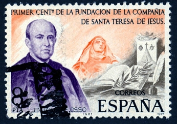 1977 Centenario de la Fundación de la Compañía de Santa Teresa de Jesús. Enrique de Ossó - Edifil:24