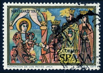 1977 Navidad. Adoración de los Reyes - Edifil:2446