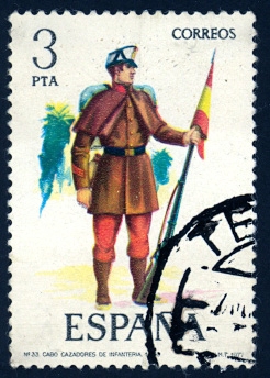 1977 Uniformes Militares. Cabo 2º de Infantería. Cazadores -Edifil:2383