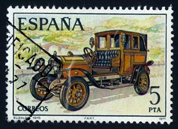 1977 Automóviles antiguos españoles. La Cuadra - Edifil:2409